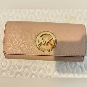 Pink MK wallet